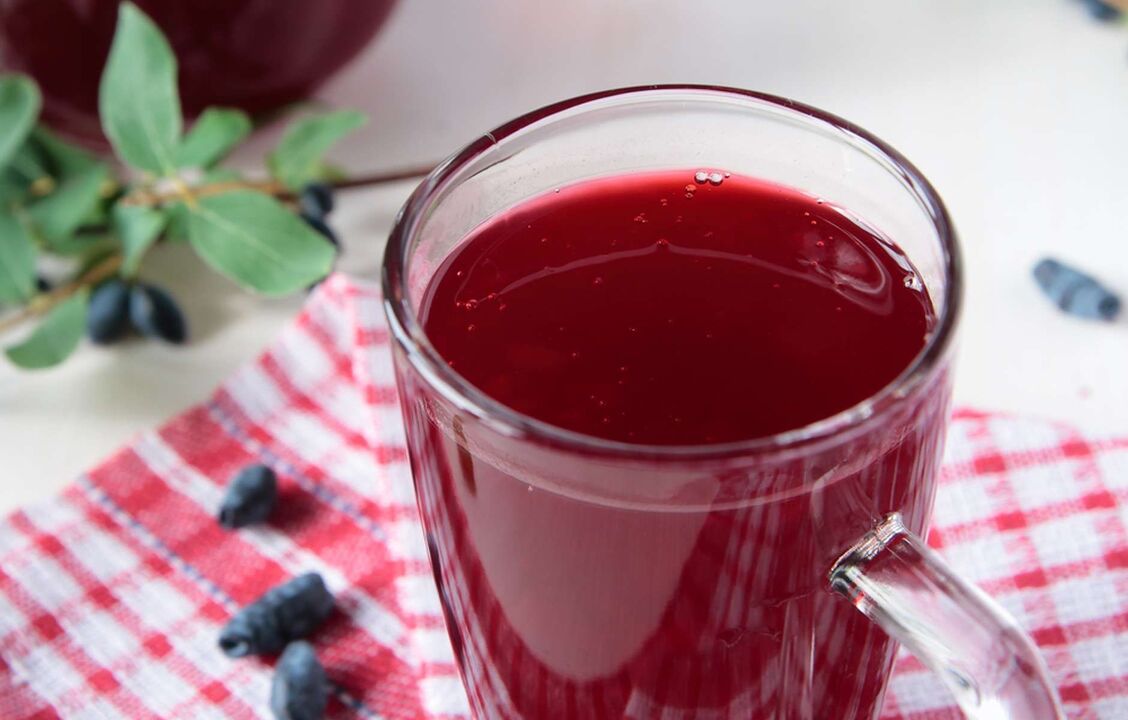 berry jelly in a consumption diet